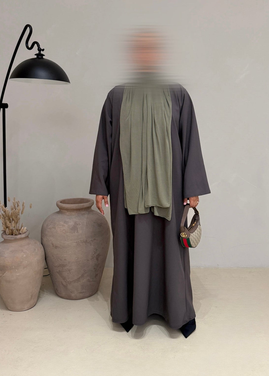 Classic Grey Haze F/W Abaya